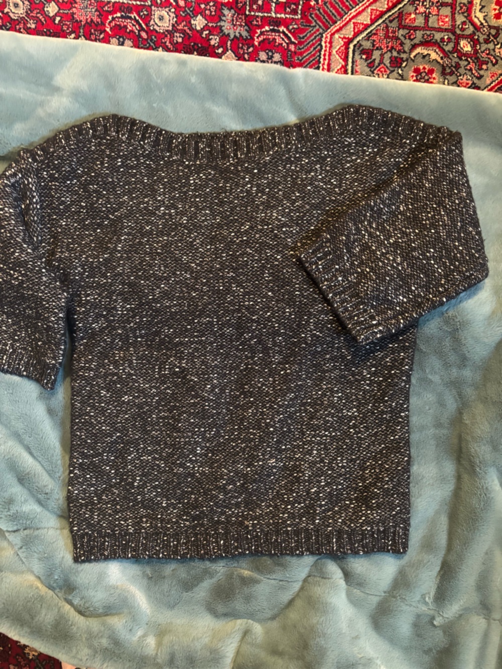 Banana Republic Black Boatneck Sweater